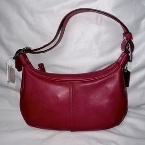 Bright pink coach bag